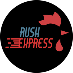 Rush Express logo.